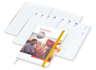 Wochenplaner Match-Hybrid White A4 Cover-Star Bestseller