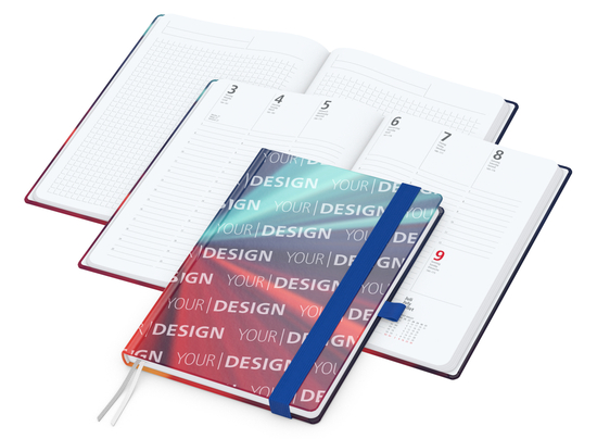 Wochenplaner Match-Hybrid White A5 Cover-Star Bestseller