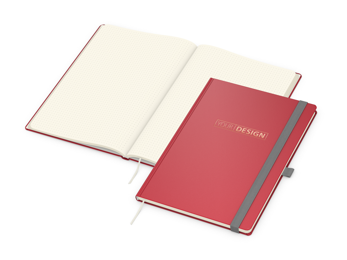 Notizbuch Vision-Book Kunstleder-Hardcover matt-farbig