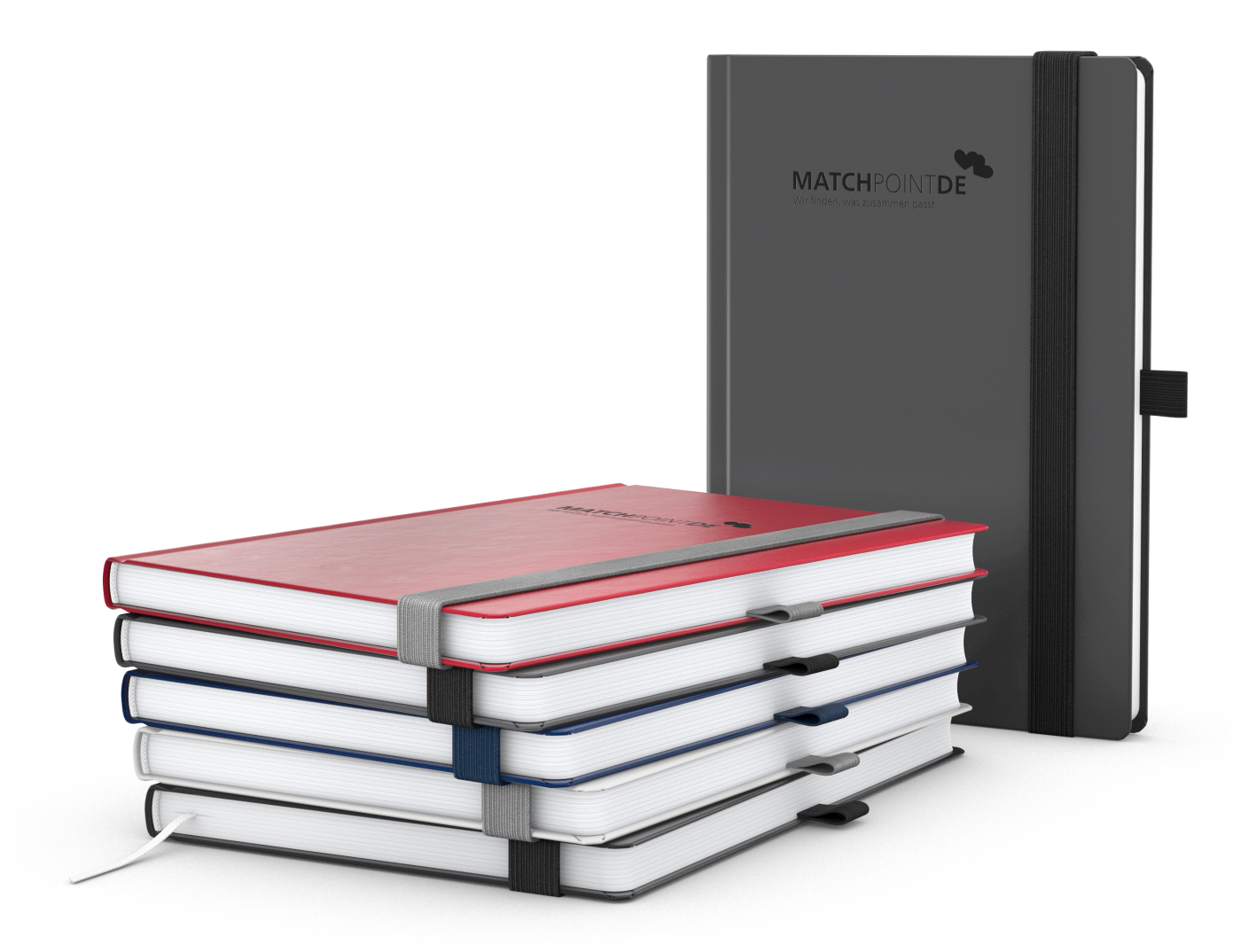Notizbuch Vision-Book Kunstleder-Hardcover matt-farbig