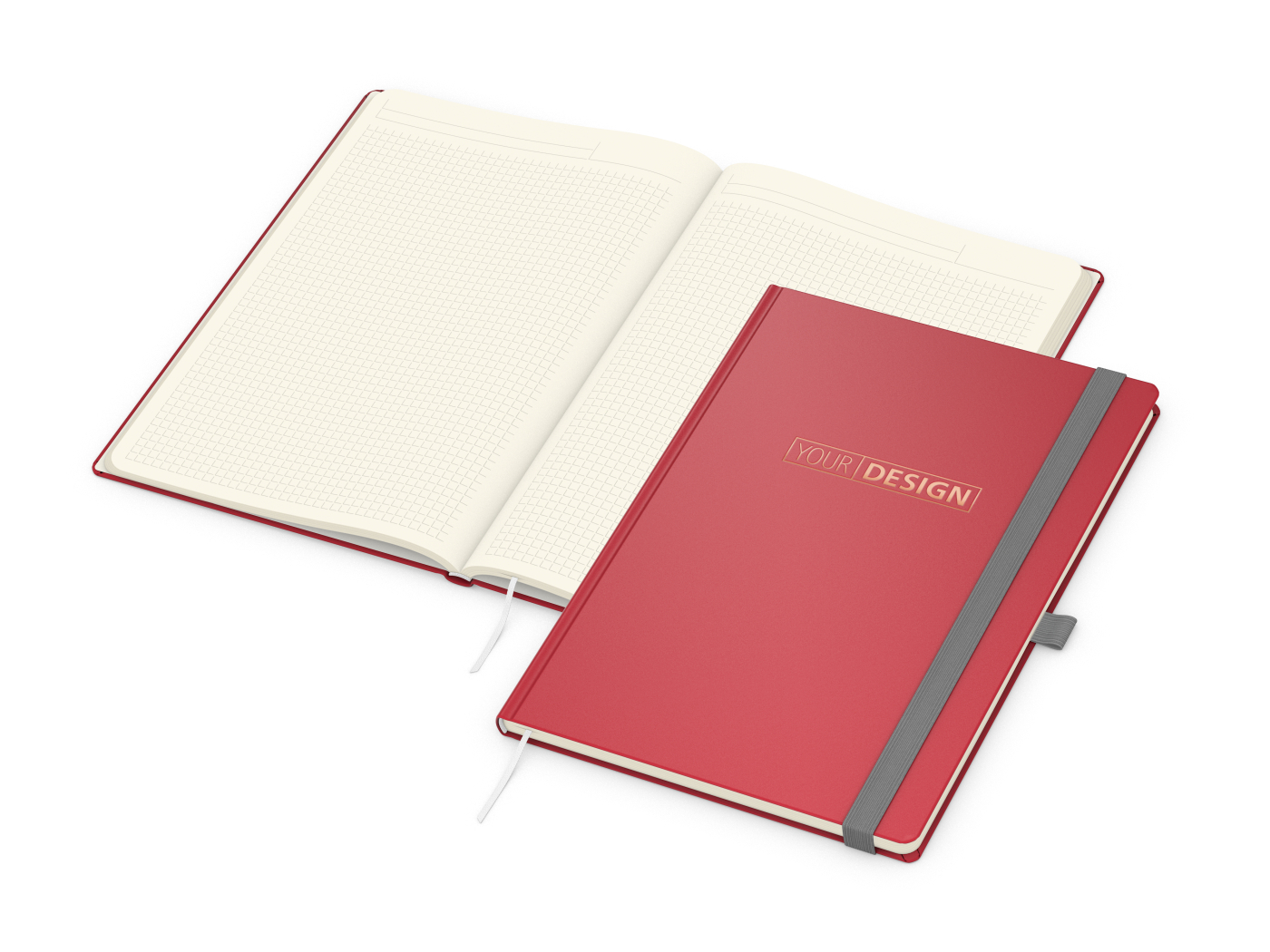 Notizbuch Vision-Book Kunstleder-Hardcover matt-farbig