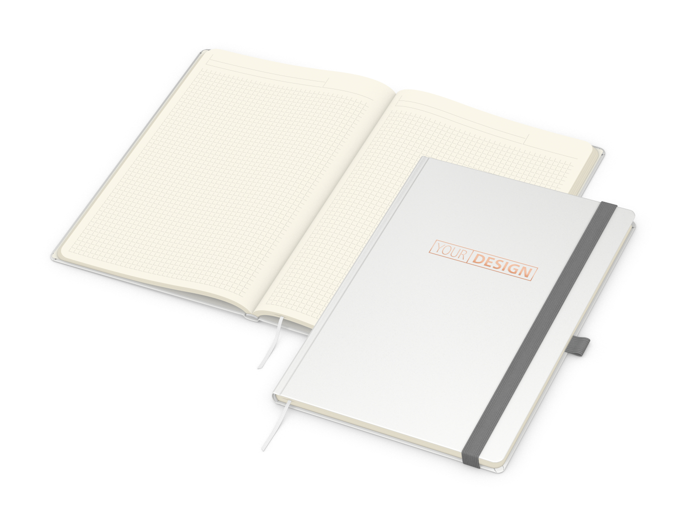 Notizbuch Vision-Book Kunstleder-Hardcover matt-farbig