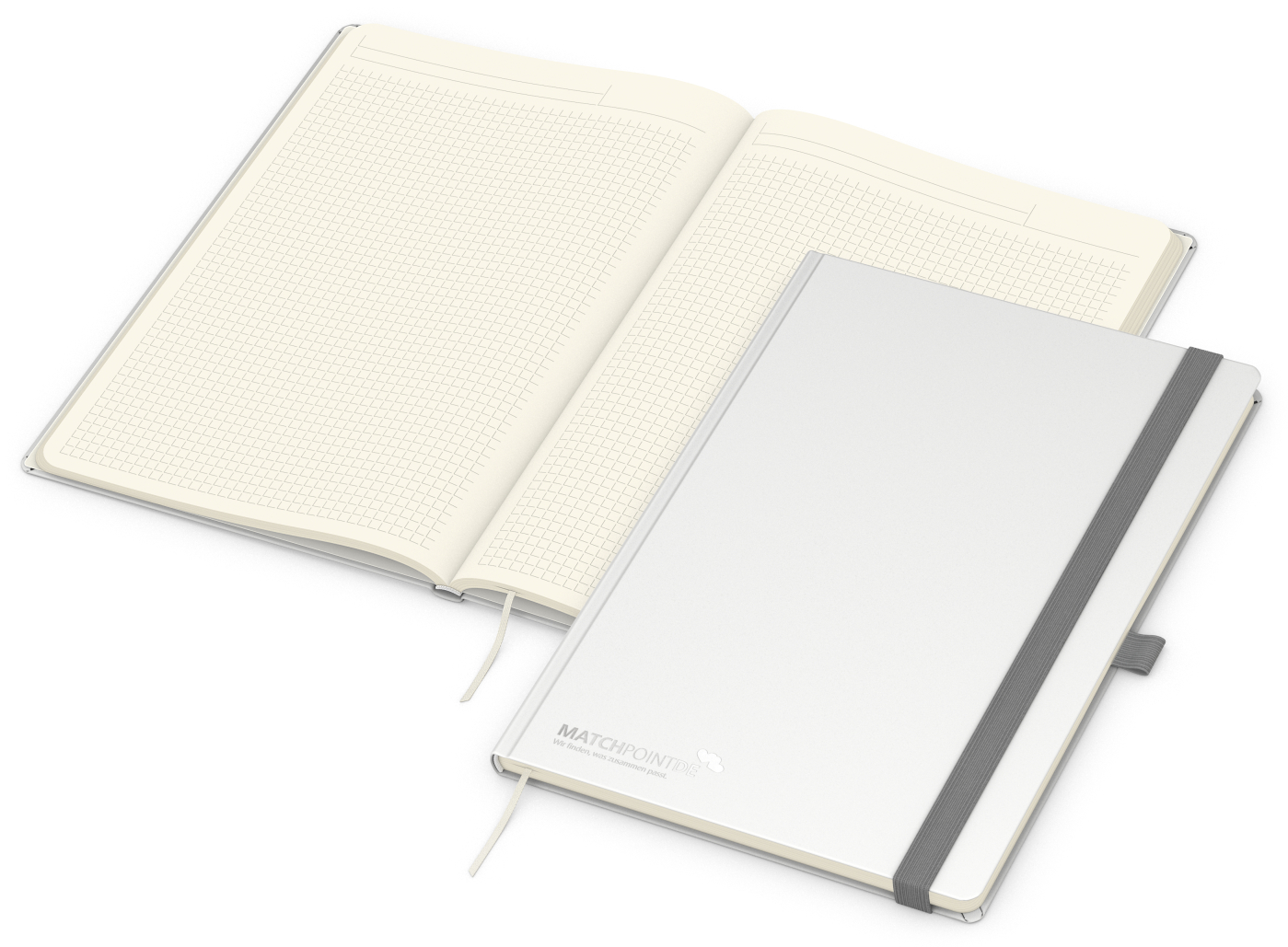 Notizbuch Vision-Book Creme A4 Bestseller inkl. Prägung