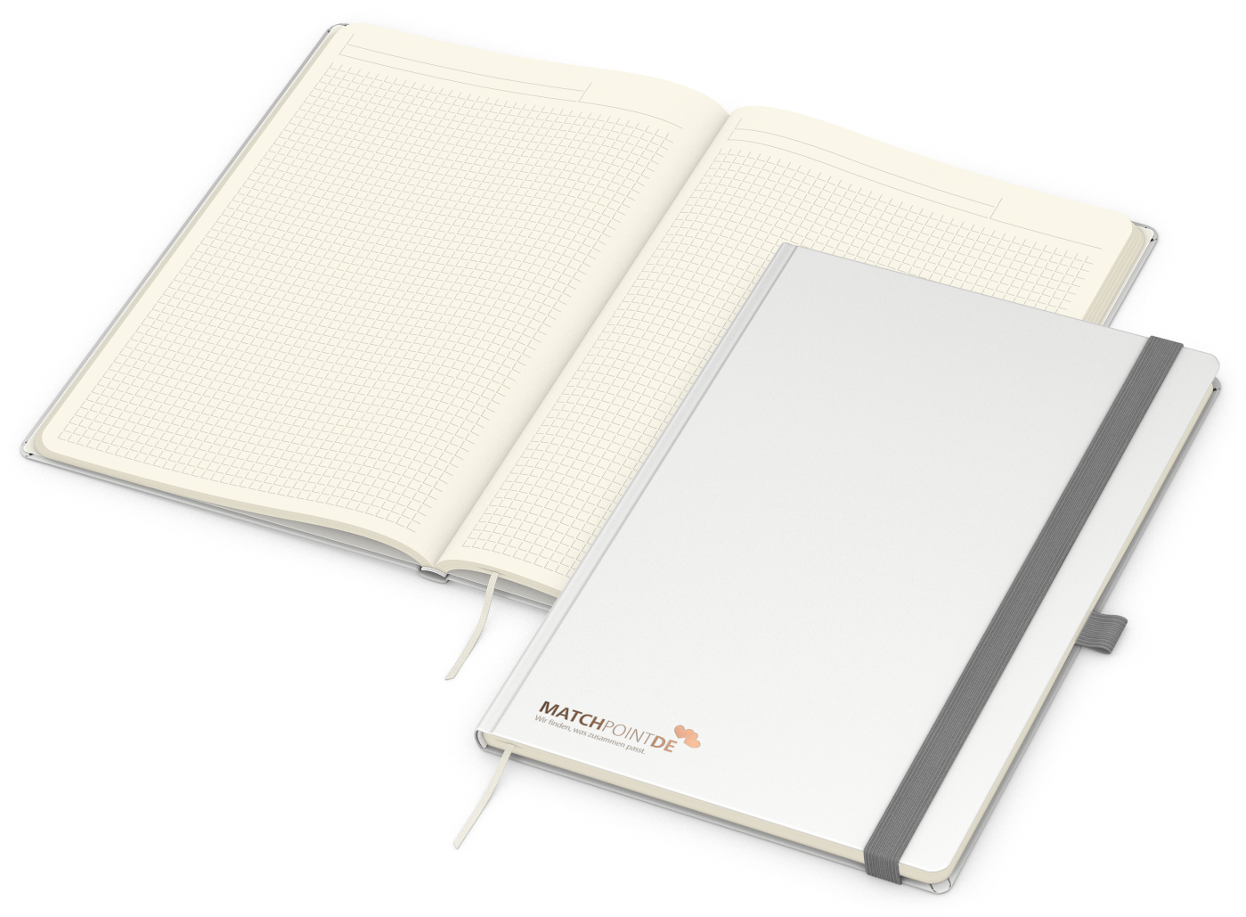 Notizbuch Vision-Book Creme A4 Bestseller inkl. Prägung