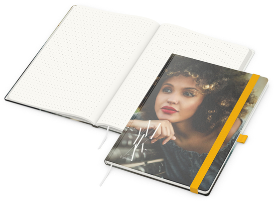 Notizbuch Match-Book RECYCLING Hardcover individuell bedruckt