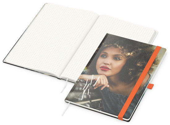 Notizbuch Match-Book RECYCLING Hardcover individuell bedruckt