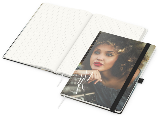 Notizbuch Match-Book RECYCLING Hardcover individuell bedruckt