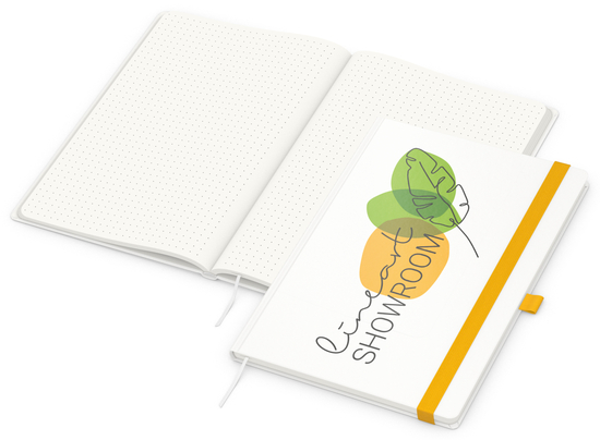 Notizbuch Match-Book RECYCLING Hardcover individuell bedruckt