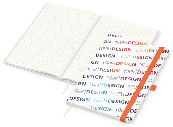 Notizbuch Match-Book RECYCLING Hardcover individuell bedruckt