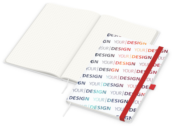 Notizbuch Match-Book RECYCLING Hardcover individuell bedruckt