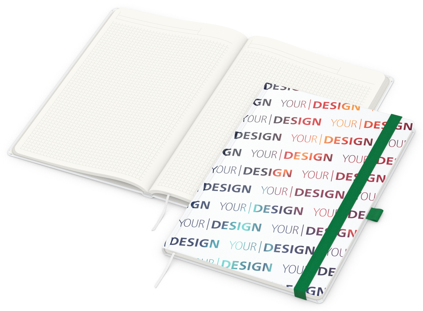 Notizbuch Match-Book RECYCLING Hardcover individuell bedruckt