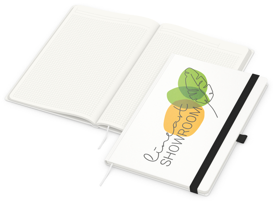 Notizbuch Match-Book RECYCLING Hardcover individuell bedruckt