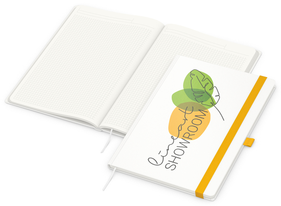 Notizbuch Match-Book RECYCLING Hardcover individuell bedruckt