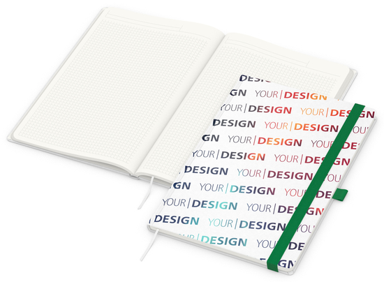 Notizbuch Match-Book RECYCLING Hardcover individuell bedruckt