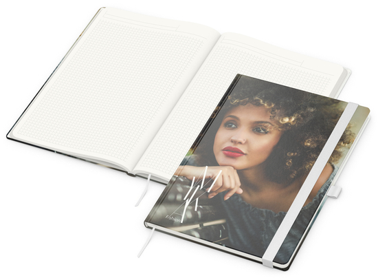 Notizbuch Match-Book RECYCLING Hardcover individuell bedruckt