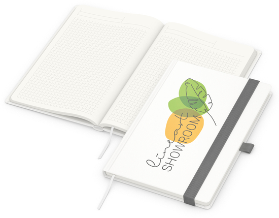 Notizbuch Match-Book RECYCLING Hardcover individuell bedruckt