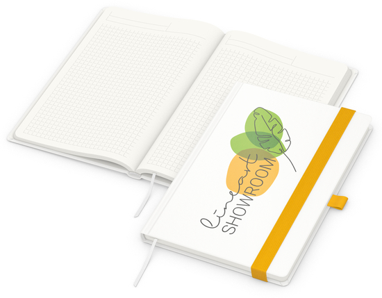 Notizbuch Match-Book RECYCLING Hardcover individuell bedruckt