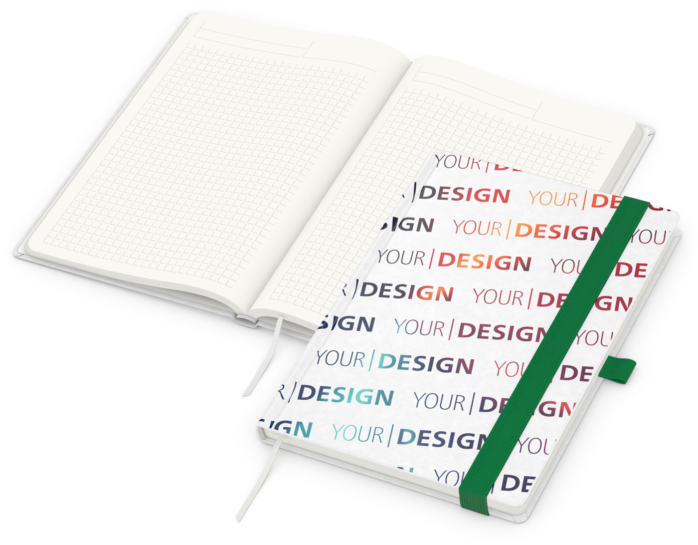Notizbuch Match-Book RECYCLING Hardcover individuell bedruckt