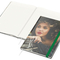 Notizbuch Match-Book RECYCLING Hardcover individuell bedruckt, DIN A4, Lineatur Winkelkaro, Einband-Material recyceltes Naturpapier