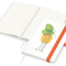 Notizbuch Match-Book RECYCLING Hardcover individuell bedruckt, DIN A5, Lineatur Punktraster, Einband-Material recyceltes Papier matt
