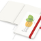 Notizbuch Match-Book RECYCLING Hardcover individuell bedruckt, DIN A5, Lineatur Punktraster, Einband-Material recyceltes Papier matt