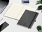 Notizbuch Mind-Book Kunstleder-Hardcover genarbt-farbig