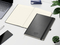 Notizbuch Mind-Book Kunstleder-Hardcover genarbt-farbig