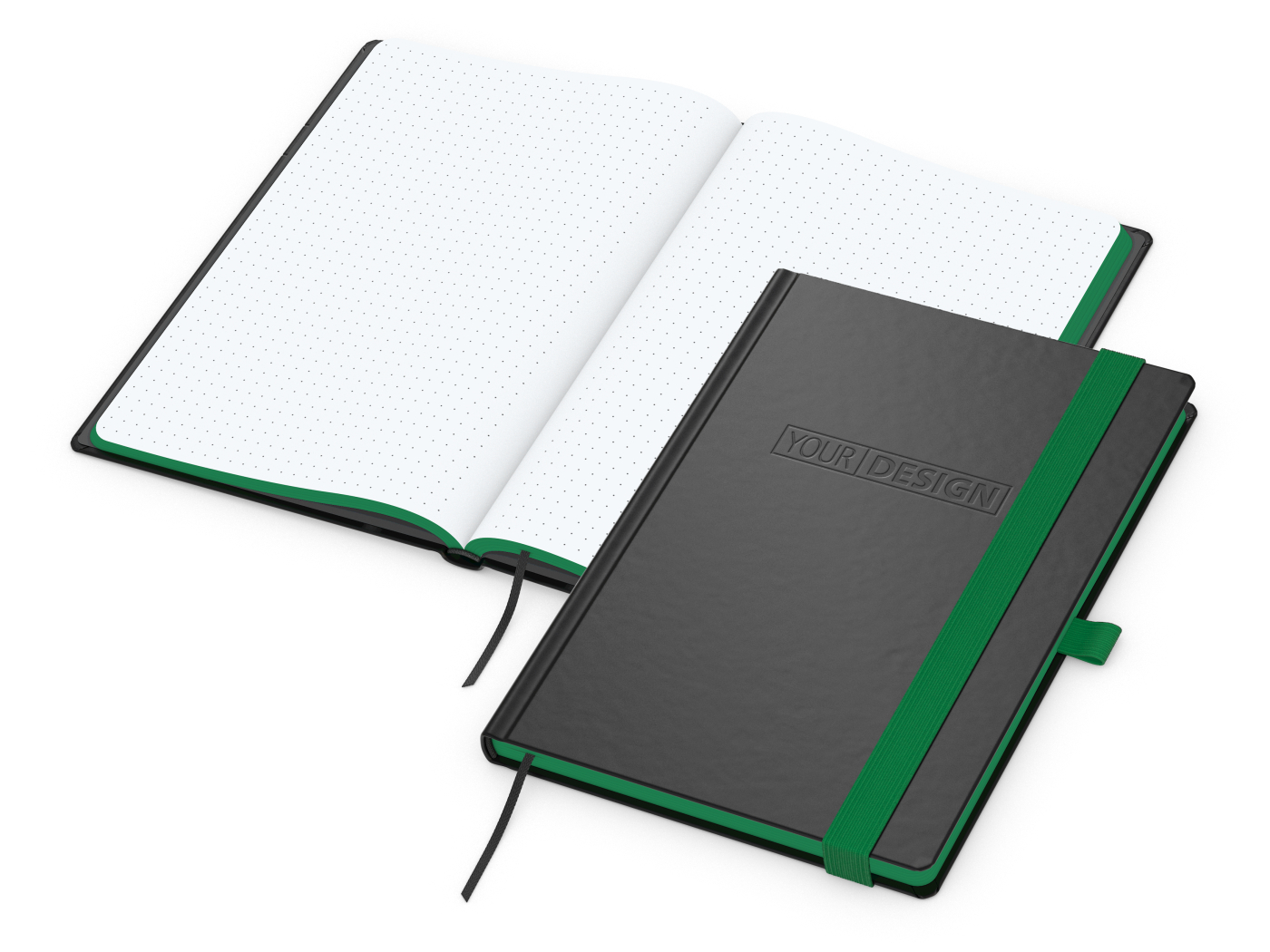 Notizbuch Hardcover Color-Book Ausstattung farbig