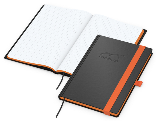 Notizbuch Hardcover Color-Book Ausstattung farbig