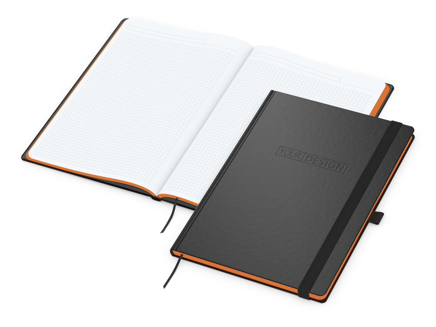 Notizbuch Hardcover Color-Book Ausstattung farbig
