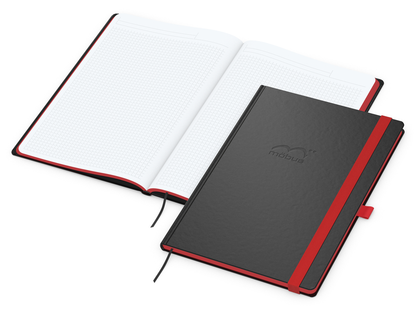 Notizbuch Hardcover Color-Book Ausstattung farbig