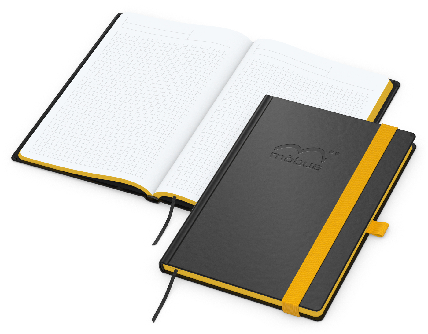 Notizbuch Hardcover Color-Book Ausstattung farbig