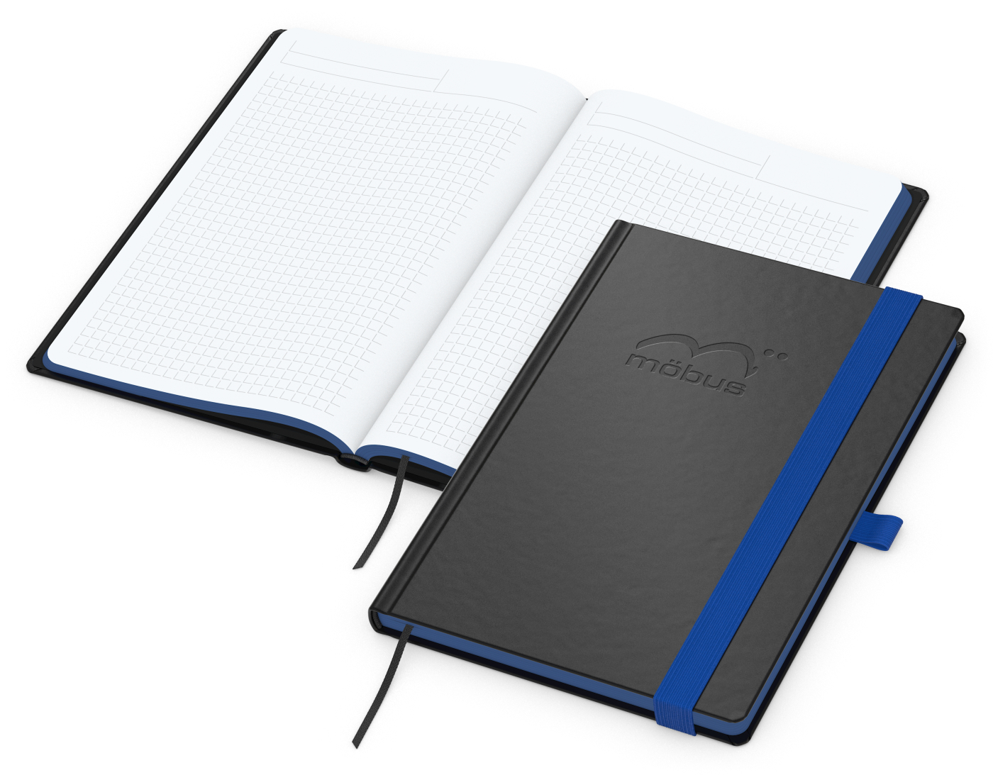 Notizbuch Hardcover Color-Book Ausstattung farbig