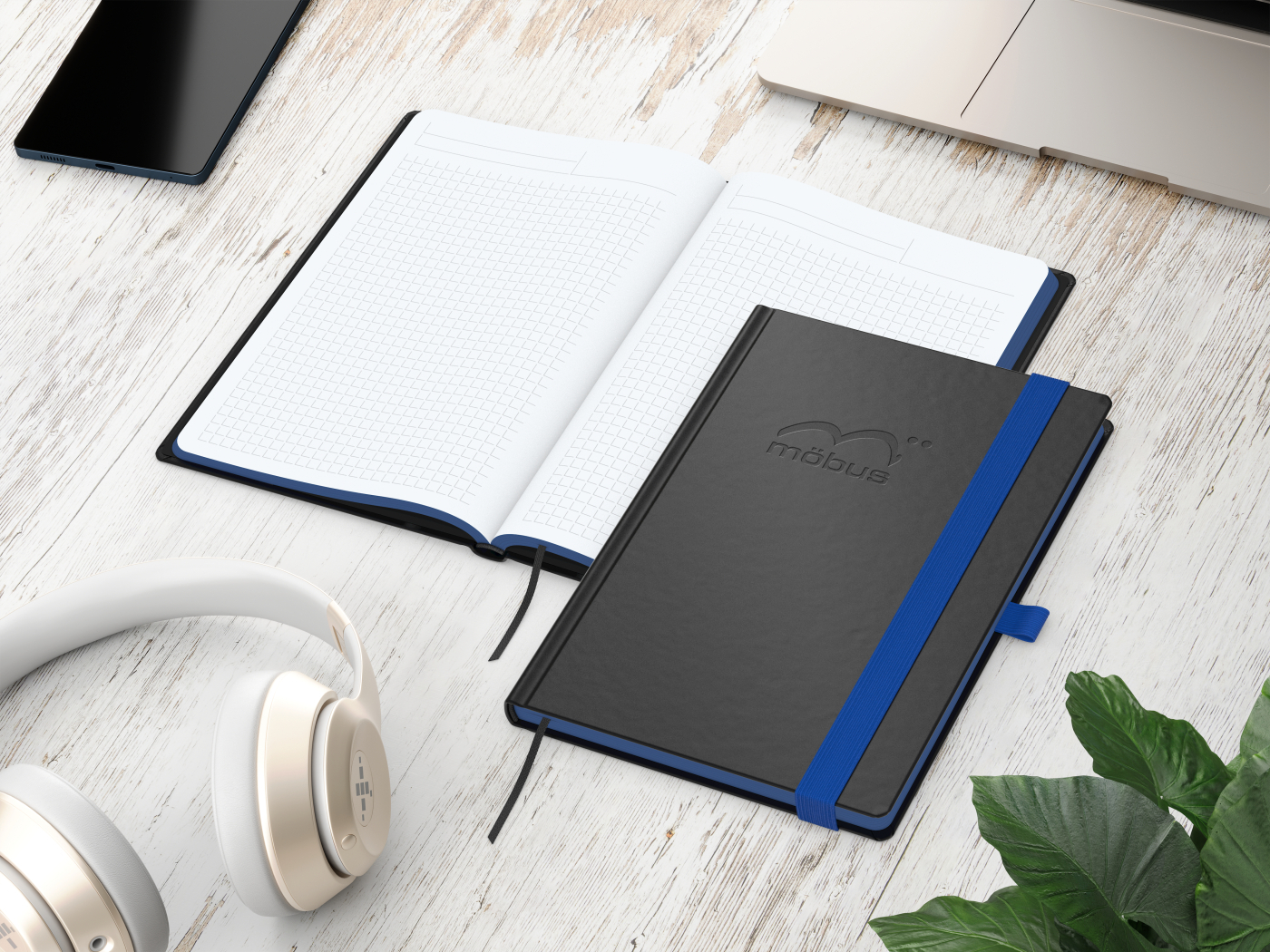 Notizbuch Hardcover Color-Book Ausstattung farbig