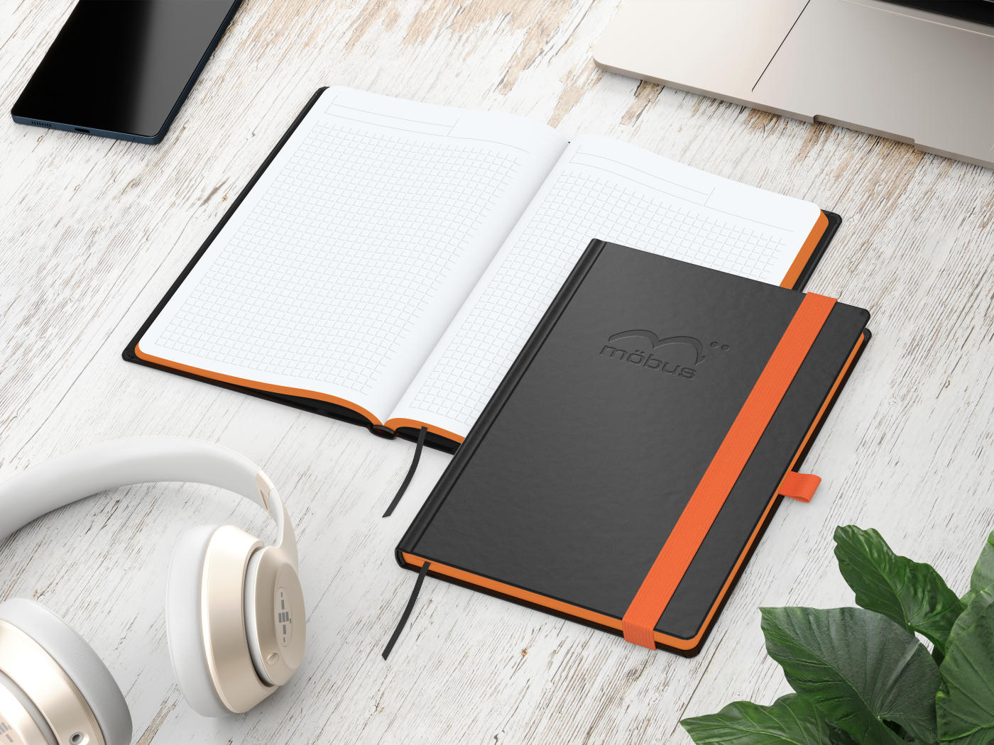 Notizbuch Hardcover Color-Book Ausstattung farbig
