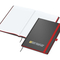 Notizbuch Hardcover Color-Book Ausstattung farbig, DIN A4, Lineatur Winkelkaro, Siebdruck-Digital inkl.