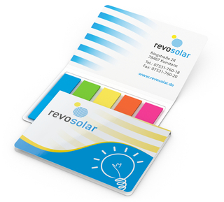 Haftmarker-Set Memo-Card Karton-Umschlag
