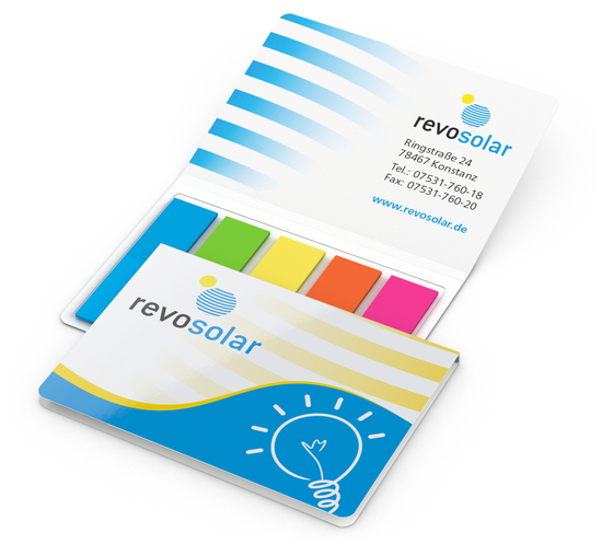 Haftmarker-Set Memo-Card Karton-Umschlag