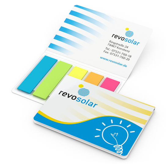 Haftmarker-Set Memo-Card Karton-Umschlag