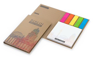 Haftnotiz-Set Berlin Naturkarton mit Filmmarker