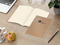 Notizbuch Copy-Book Seiten cremefarben Naturkarton-Softcover farbig