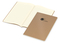 Notizbuch Copy-Book Seiten cremefarben Naturkarton-Softcover farbig