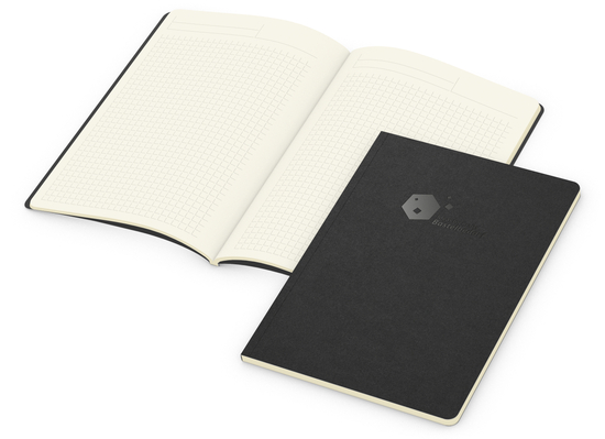 Notizbuch Copy-Book Seiten cremefarben Naturkarton-Softcover farbig