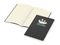 Notizbuch Copy-Book Seiten cremefarben Naturkarton-Softcover farbig, DIN A5, Lineatur Punktraster, Siebdruck-Digital inkl.