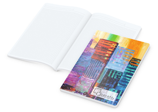 Notizbuch Flexx-Book Umfang groß Karton-Softcover individuell bedruckt