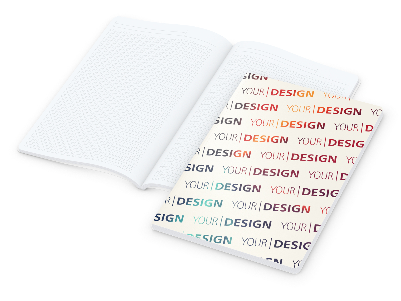 Notizbuch Flexx-Book Umfang groß Karton-Softcover individuell bedruckt