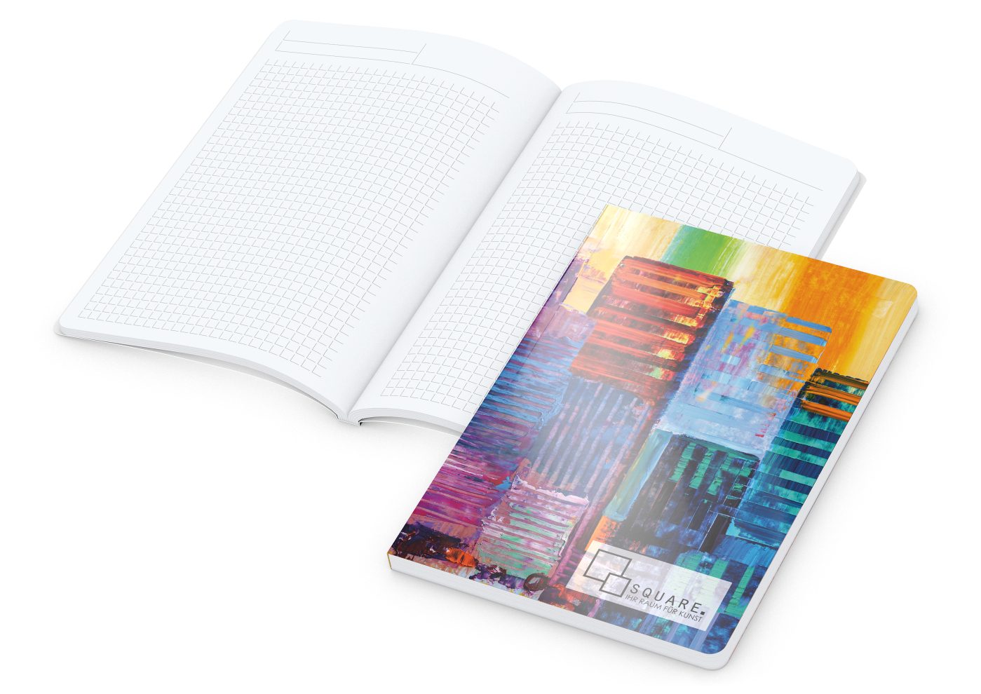 Notizbuch Flexx-Book Umfang groß Karton-Softcover individuell bedruckt