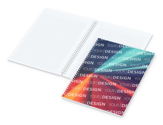 Notizbuch Spiralbindung Meeting-Book 50 Blatt Titel individuell bedruckt