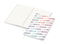 Notizbuch Note-Book RECYCLING Ecken spitz Papier-Hardcover individuell bedruckt