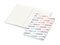 Notizbuch Note-Book RECYCLING Ecken spitz Papier-Hardcover individuell bedruckt